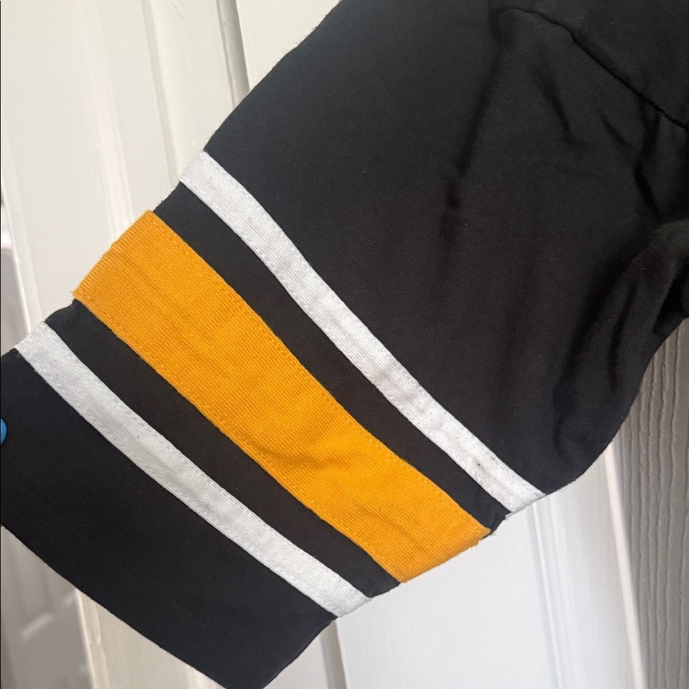 Vintage Pittsburgh Steelers NFL Black & Gold Football Jersey Tee - Picture 3 of 7